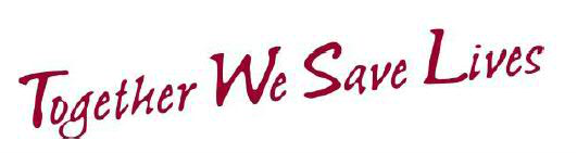 Together we save lives logo